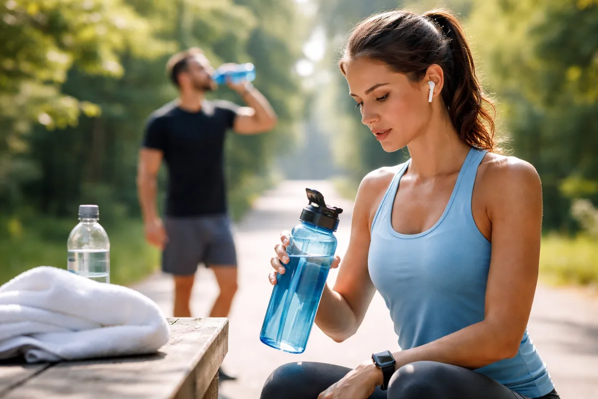 Comment bien s'hydrater avant, pendant et après un effort sportif
