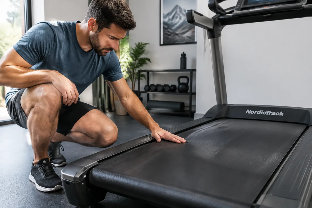 Comment réparer un tapis de course NordicTrack dont la bande patine ?
