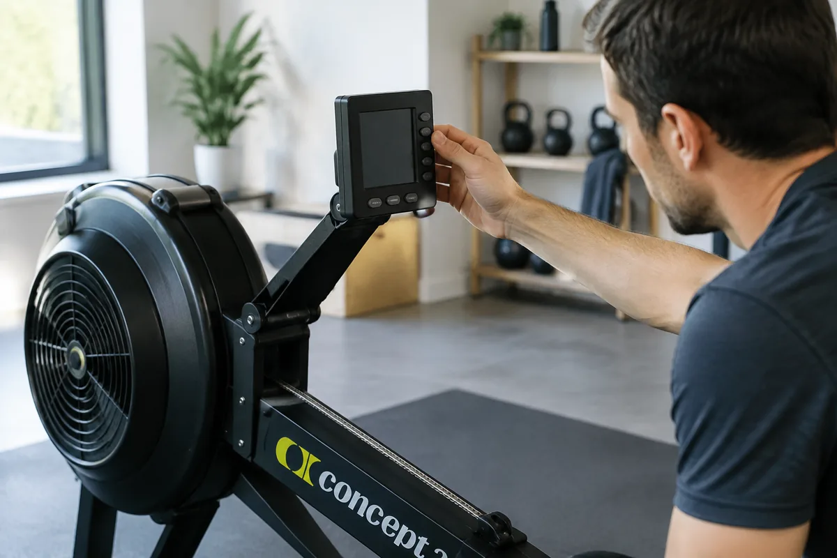 Rameur Concept2 dont l’écran ne s’allume plus : que vérifier ?