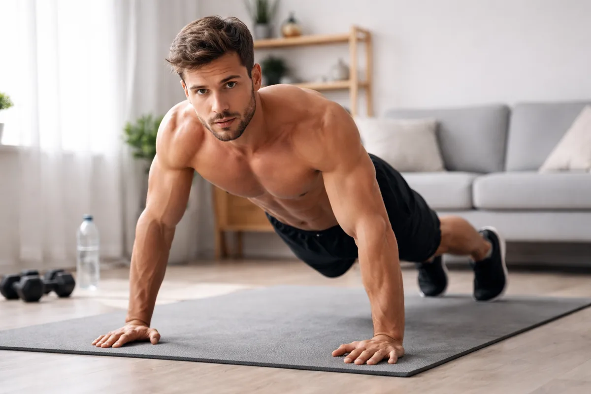Programme de musculation débutant homme sans matériel